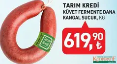 TARIM KREDİ KÜVET FERMENTE DANA KANGAL SUCUK KG TARIM KREDİ KÜVET FERMENTE DANA KANGAL SUCUK KG